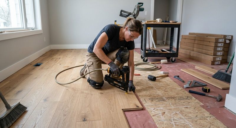 Hardwood Floor Installation in Hemet, CA