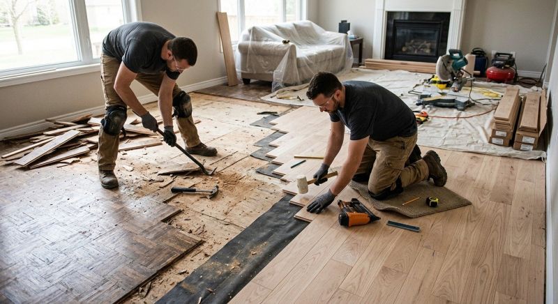 Hardwood Floor Installation in Pala, CA