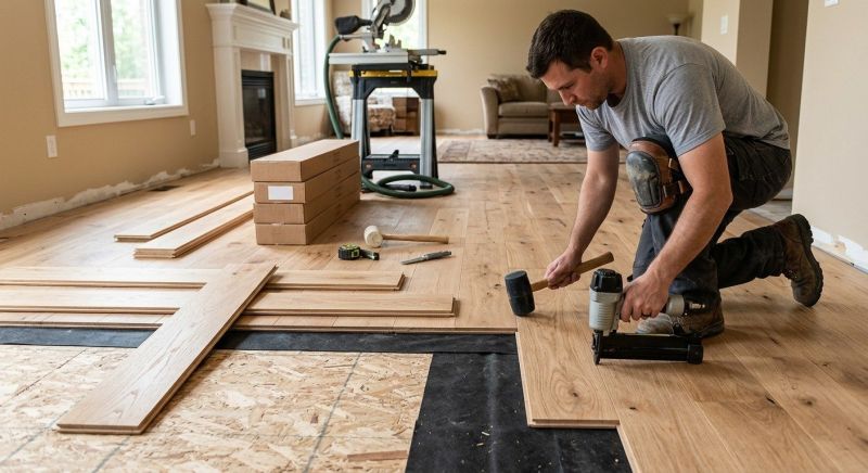 Hardwood Floor Installation in Pala, CA