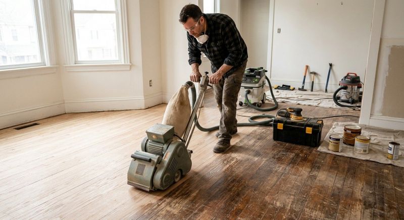 Hardwood Floor Renovation in Temecula, CA