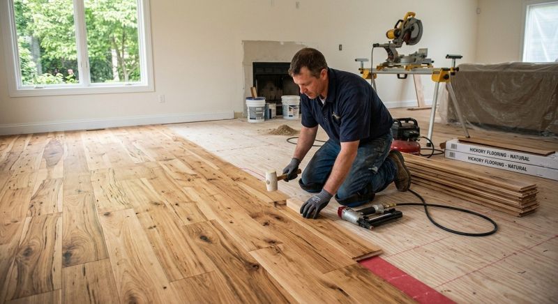 Hickory Floor Installation in Temecula, CA