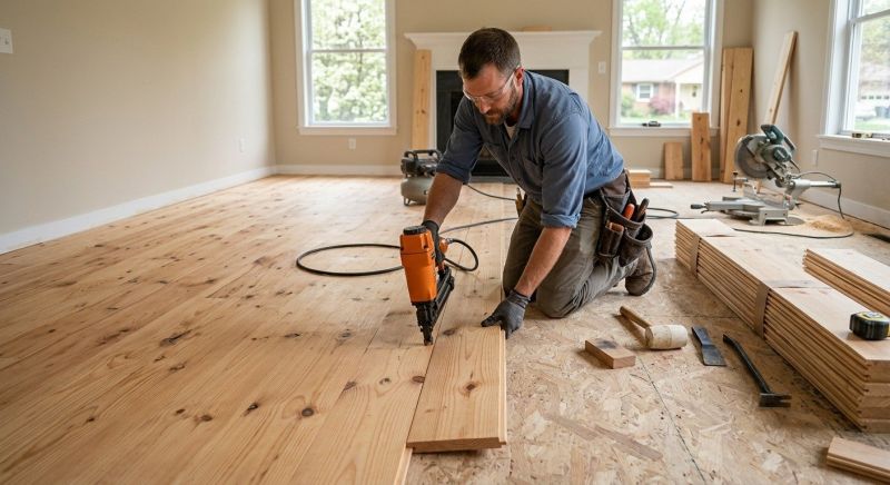 Maple Flooring Installation in San Jacinto, CA