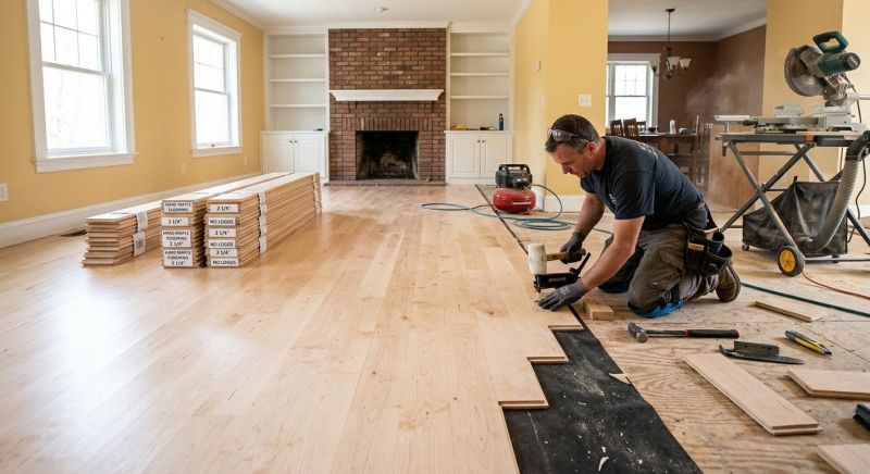 Maple Flooring Installation in Sun City, CA