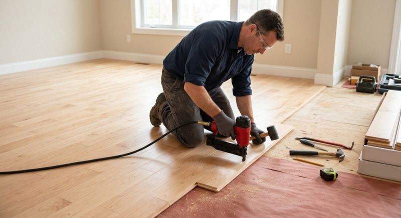 Maple Flooring Installation in Wildomar, CA