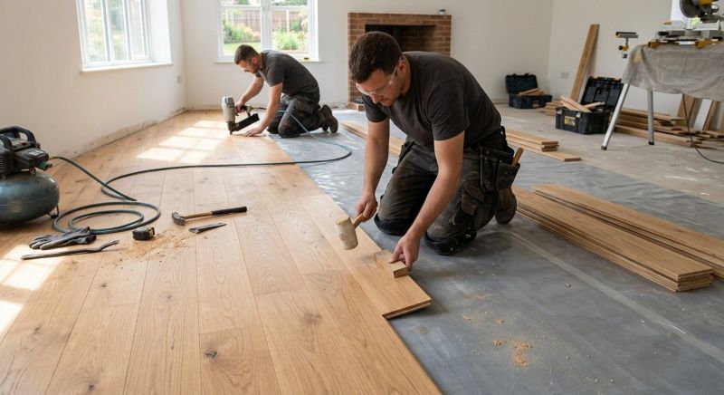 Oak Floor Installation in Hemet, CA