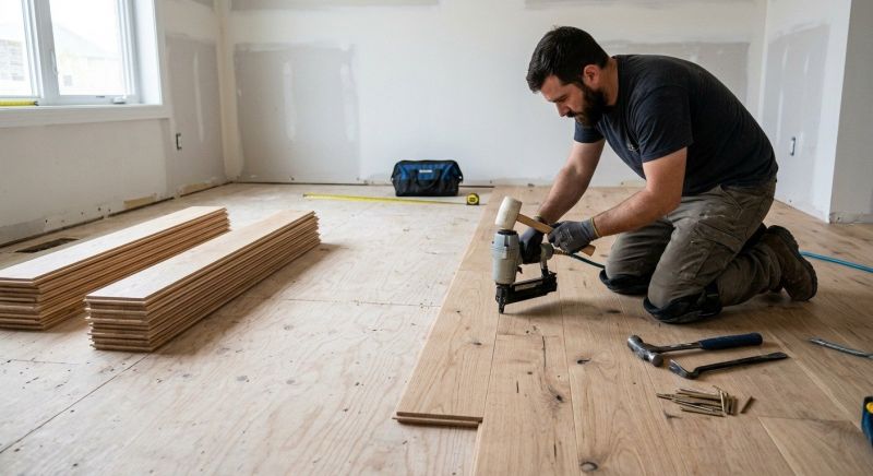 Oak Floor Installation in Hemet, CA