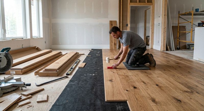 Wide Plank Floor Installation in Temecula, CA