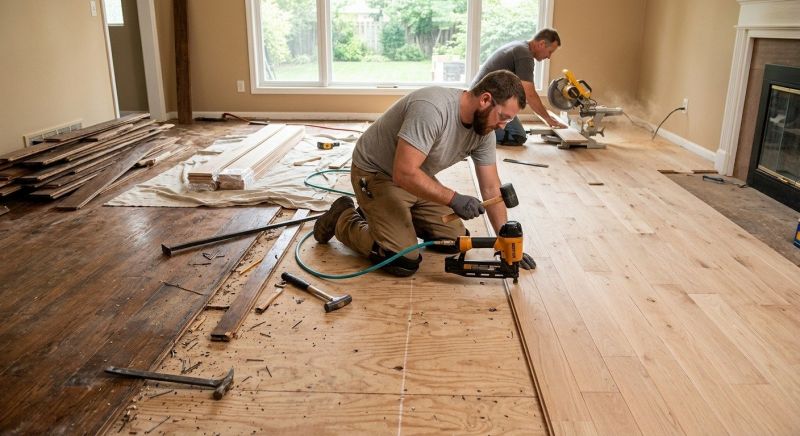 Wood Floor Replacement in Hemet, CA
