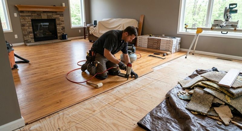 Wood Floor Replacement in Sun City, CA